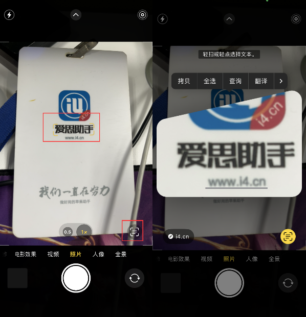迎泽苹果手机维修分享升级iOS 16后如何通过相机翻译文本 