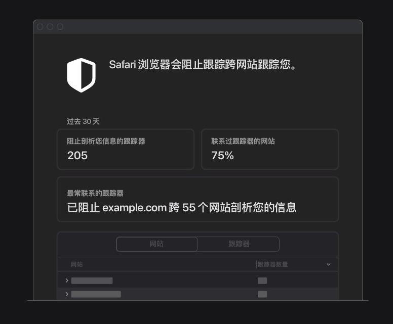 迎泽苹果手机维修分享如何在 Safari 浏览器中查看和打开隐私报告 